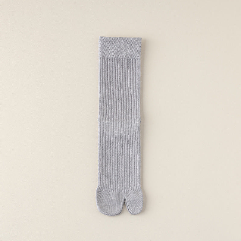 Women’s Cotton Split Toe Socks – Soft Breathable Tabi Two Toe Socks for Women - 3 Pairs