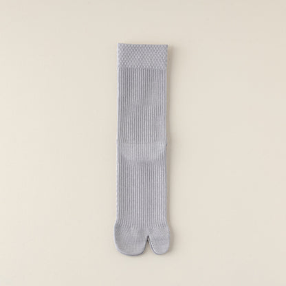 Women’s Cotton Split Toe Socks – Soft Breathable Tabi Two Toe Socks for Women - 3 Pairs
