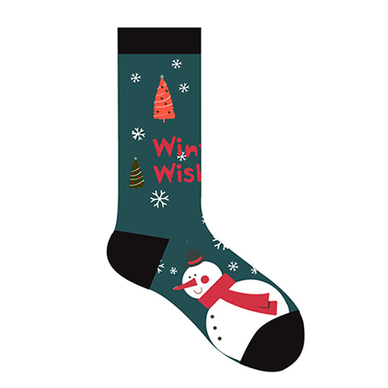 Christmas Cheer Crew Socks – Festive Holiday Collection - 2 Pairs