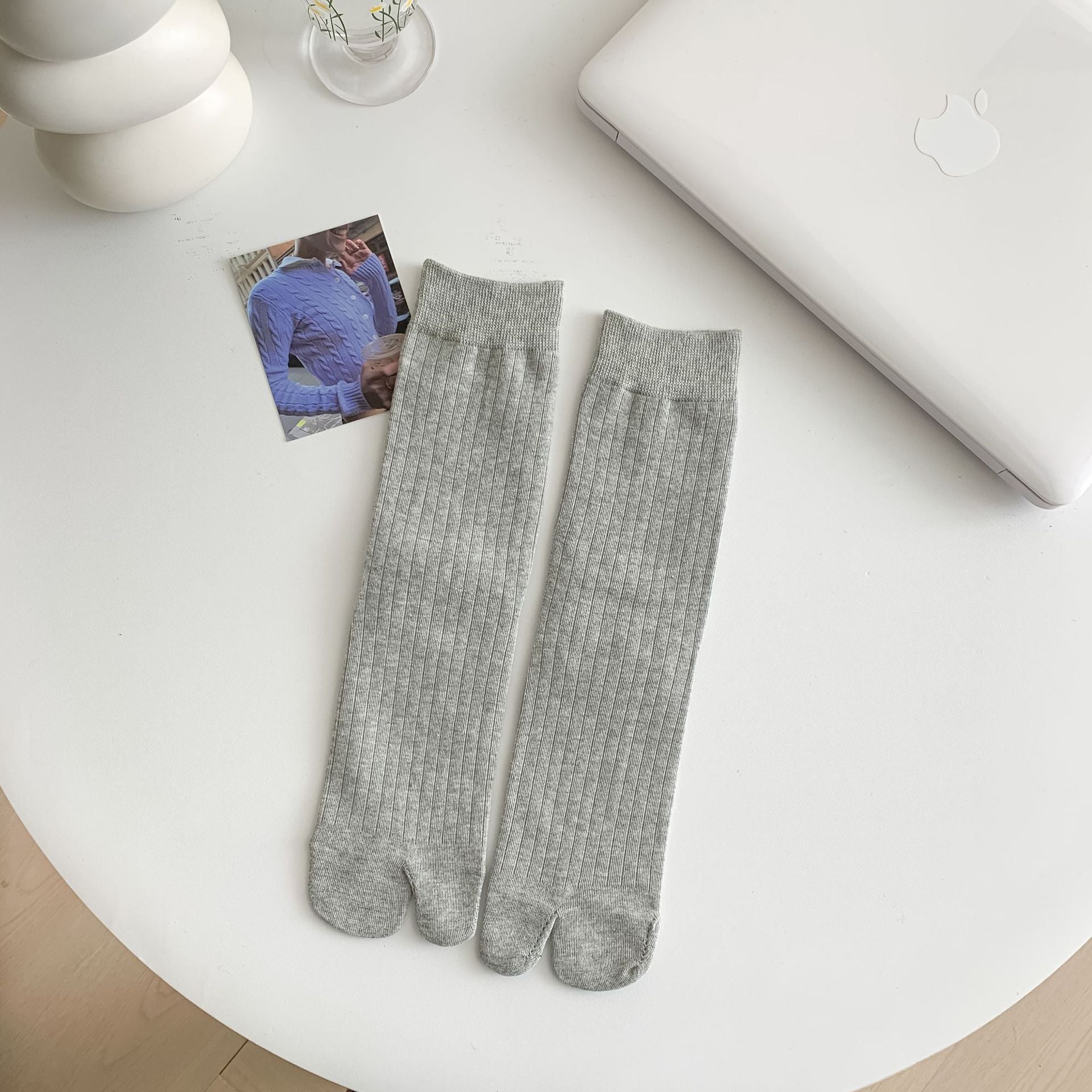 Soft Blend Women’s Tabi Crew Socks - 3 Pairs