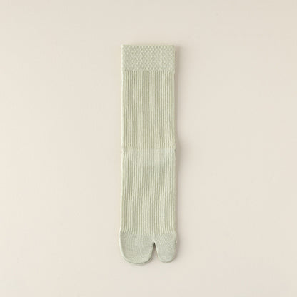 Women’s Cotton Split Toe Socks – Soft Breathable Tabi Two Toe Socks for Women - 3 Pairs