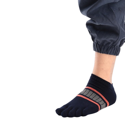 Cotton Ease Men’s Ankle Toe Socks - 3 Pairs