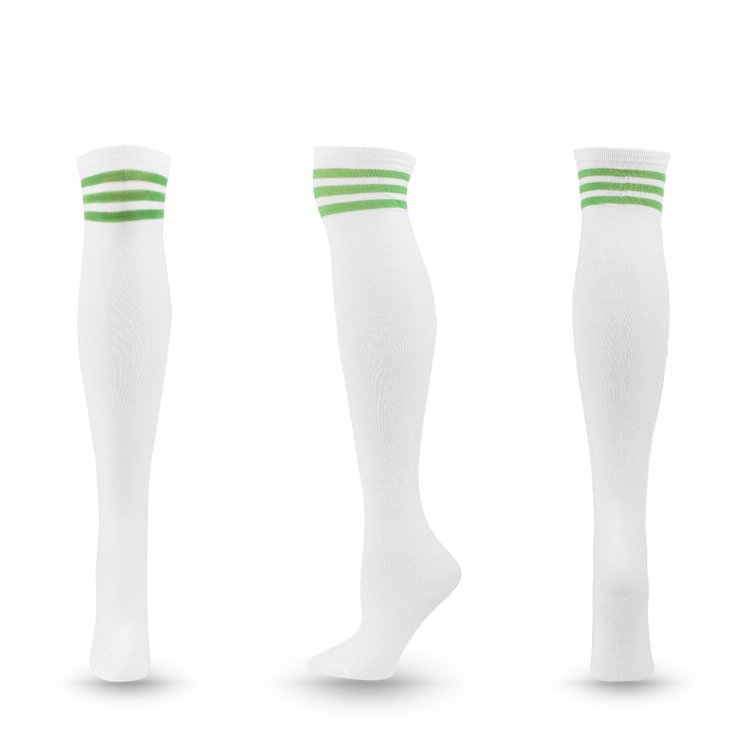 Over The Knee Long Stockings Cosplay Socks Stripe Women - 3 Pairs